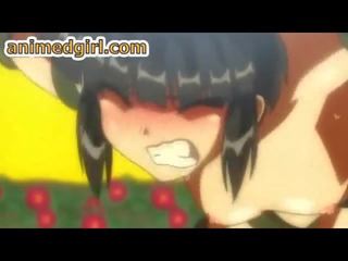 Tied up hentai hardcore fuck by shemale anime video