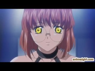Bondage hentai girls ass and pussy fucked by shemale anime